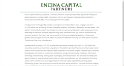 Desktop Screenshot of encinacapital.com