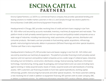 Tablet Screenshot of encinacapital.com